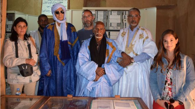 Patrimonio Cultural rastrea la huella canaria en las Bibliotecas Antiguas de Chinguetti