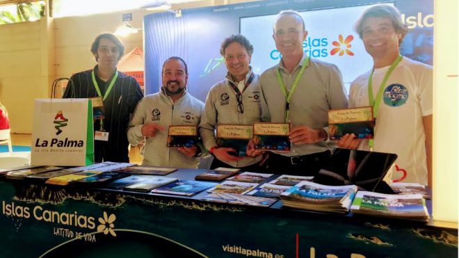 Turismo La Palma presenta la primera guía de buceo de la isla en la principal feria nacional especializada en el sector