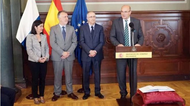Pestana toma posesión como delegado del Gobierno en Canarias con retos como afrontar el repunte de la inmigración