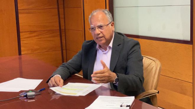 Curbelo apela a promover un gran pacto social para lograr la recuperación económica de Canarias