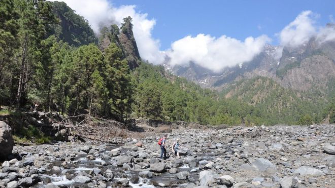 Un sendero de la Caldera de Taburiente participa en el proyecto europeo de desarrollo sostenible TrailGazersBid