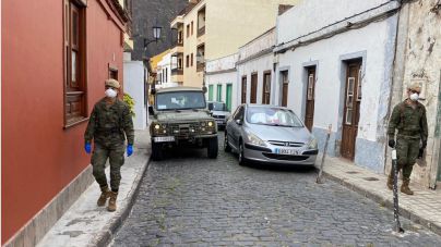 Las unidades del Ejército de Tierra en Canarias alcanzan el mes en sus actividades dentro de la Operación Balmis contra el COVID 19