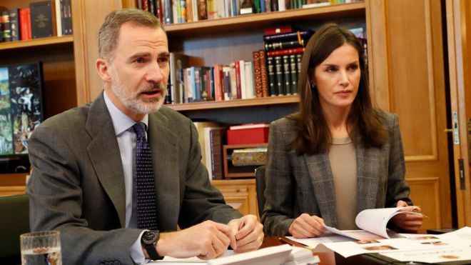 Los Reyes se interesan por la situación hospitalaria del COVID-19 en Canarias