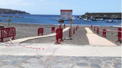 Guía de Isora habilita zonas de acceso al mar para realizar deporte individual