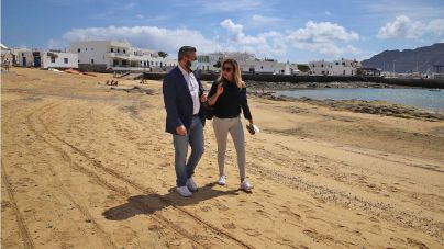 El Cabildo y el Gobierno trabajan ya para solucionar la problemática ambiental de La Graciosa