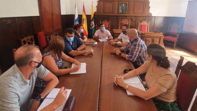 Hermigua y Gesplan se reúnen para planificar futuras acciones en el municipio