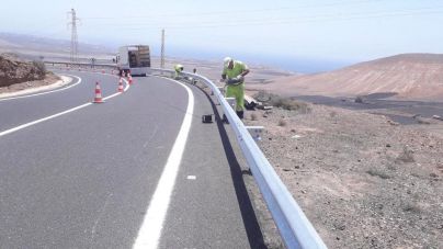 Obras Públicas comienza en Yaiza el plan de mejora de la red viaria insular