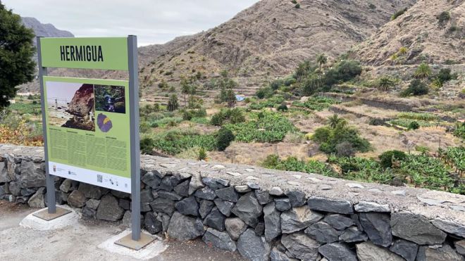 Hermigua da a conocer su patrimonio a través de una novedosa señalética