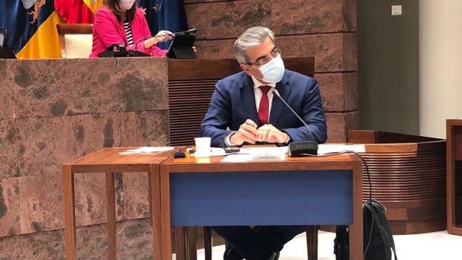 Rodríguez defiende la tramitación en plazo de los Presupuestos para mantener las “constantes vitales” de Canarias