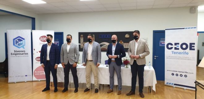 Los jóvenes empresarios de Tenerife se unen en una única organización, AJE Tenerife