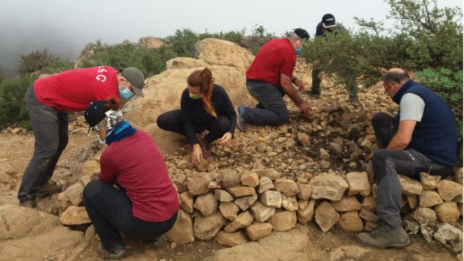 Trabajos para la conservación del patrimonio arqueológico y natural de La Fortaleza