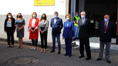 Lanzarote recibe a la Reina Sofía en su visita al Banco de Alimentos de Arrecife