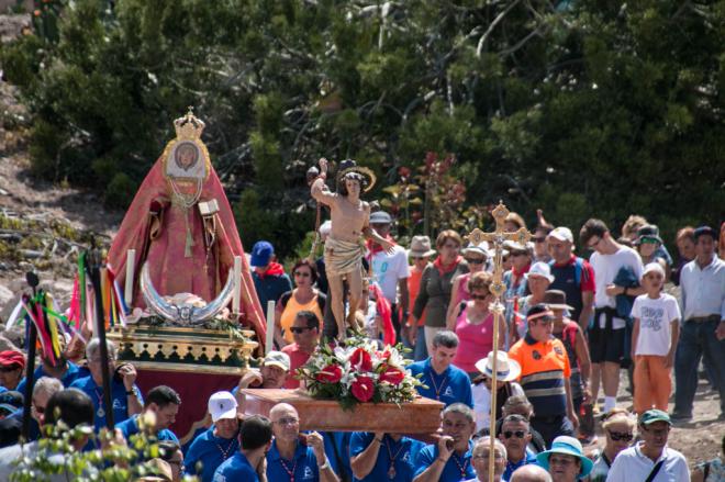 La Virgen de la Encarnación ya está preparada para la Rogativa de este domingo