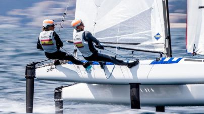 Equipos de vela de 26 países preparan los Olímpicos de Tokio en Playa Blanca