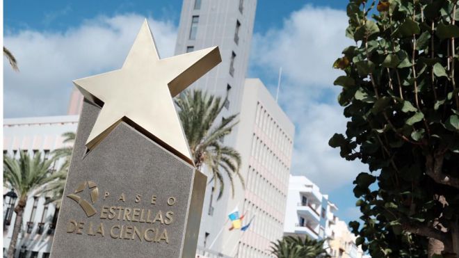 La Palma inaugura su Paseo de Estrellas dedicado a célebres científicos