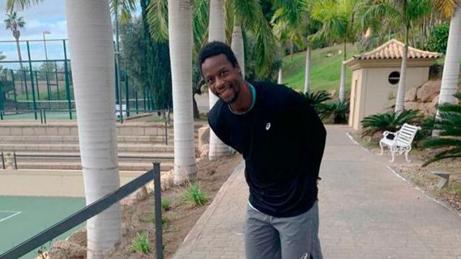Los tenistas Elina Svitólina y Gaël Monfils entrenan en el Hotel Bahía del Duque