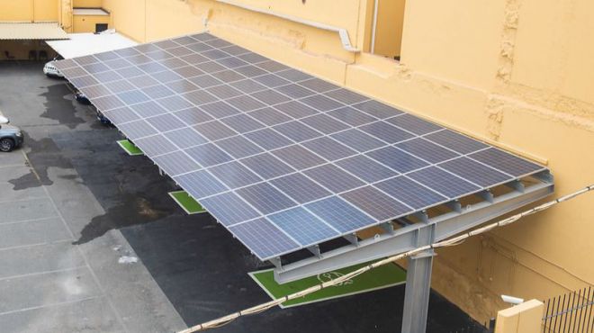 El Cabildo adjudica tres plantas fotovoltaicas en Infecar, Casa Palacio y Edificio de Cristal