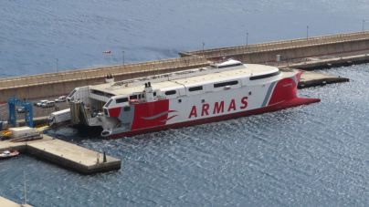 El catamarán Volcán de Tirajana se reincorpora este viernes a la línea El Hierro-Los Cristianos