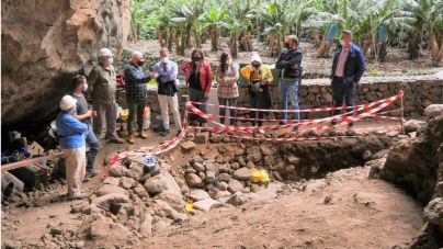 Finaliza la excavación en la Cueva de El Tendal para continuar estudiando la historia aborigen de La Palma