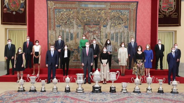 Los Reyes premian a las estrellas del deporte