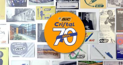 BIC celebra el 70 aniversario de su icónico BIC® Cristal, el bolígrafo más vendido del mundo