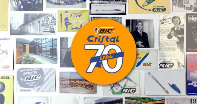 BIC celebra el 70 aniversario de su icónico BIC® Cristal, el bolígrafo más vendido del mundo