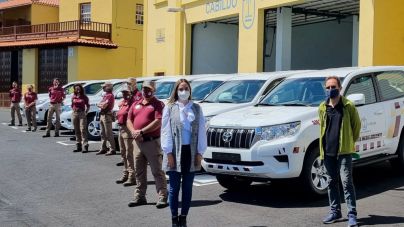 La Palma mejora su capacidad de actuación en emergencias forestales con ocho todoterrenos