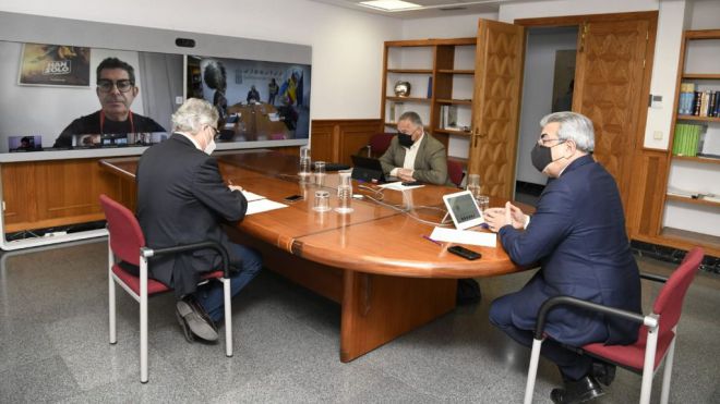 Rodríguez apremia al Estado para restablecer el diferencial fiscal de los rodajes cinematográficos en Canarias