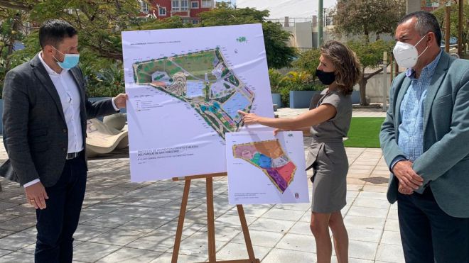 Telde pone sobre la mesa un proyecto integral para redifinir el parque de San Gregorio