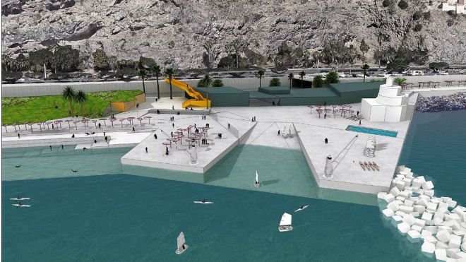 Puertos de Tenerife y la UTE adjudicataria firman el contrato de obra para la ordenación del litoral de Valleseco