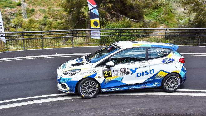 A. Falcón-D. Rivero a confirmar su progreso con el FORD Fiesta de Archiauto y DISA-COPI SPORT