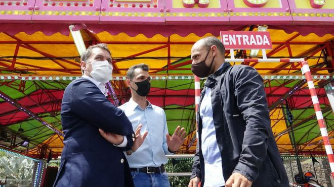 Santa Cruz acoge la feria de atracciones que dará empleo a 118 personas