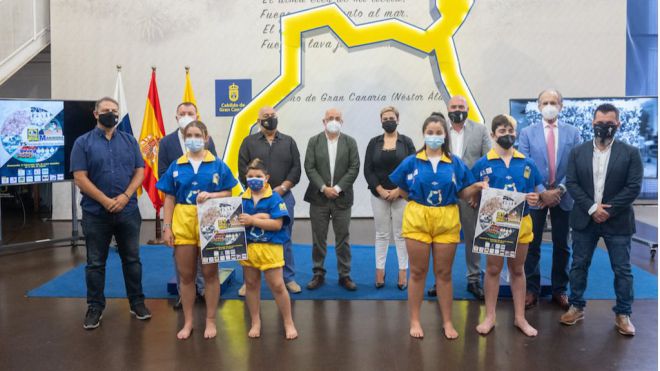 Morales destaca la importancia de la lucha canaria y los deportes autóctonos en el 75 aniversario del Club Maninidra