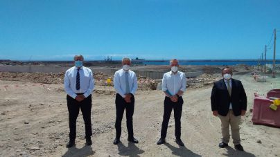 Francisco Toledo conoce la problemática del sistema portuario tinerfeño en su visita a la isla