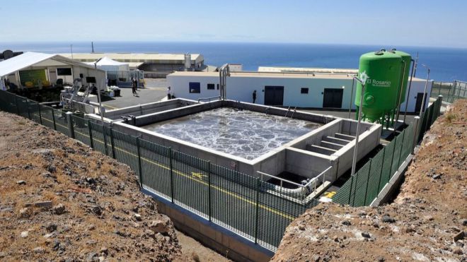 El Rosario inaugura la primera depuradora de aguas residuales industriales de Canarias en el polígono La Campana
