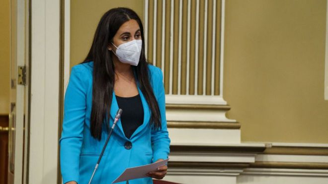Vidina Espino tilda de vergonzoso que el Estado no envíe los fondos contra la pobreza a pesar de la situación social de las Islas