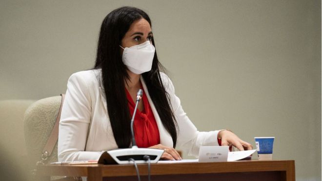 Vidina Espino insiste en reclamar a Educación que elimine los barracones de los colegios públicos canarios