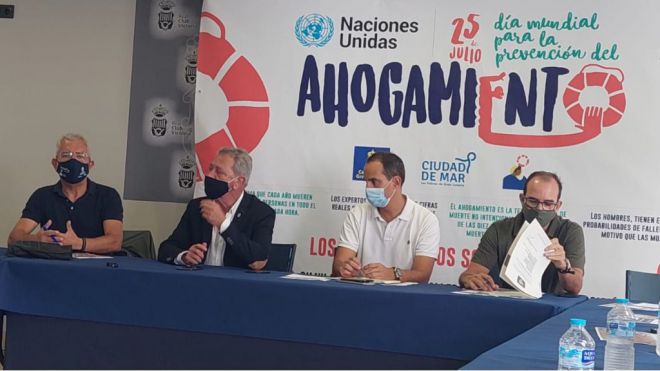 Las Palmas de Gran Canaria celebra el Día Mundial para la Prevención de los Ahogamientos en la Playa de Las Canteras