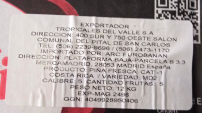 Los nacionalistas herreños denuncian la entrada de piña tropical ilegal en los mercados
