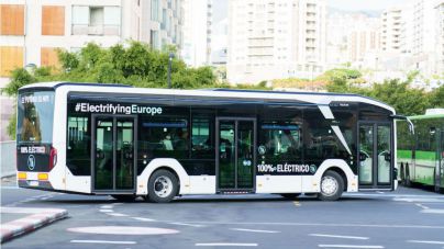 Titsa prueba una guagua 100% eléctrica en líneas urbanas y metropolitanas