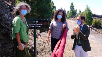 El Cabildo rinde homenaje a Francisco Santana otorgando su nombre a una pista forestal