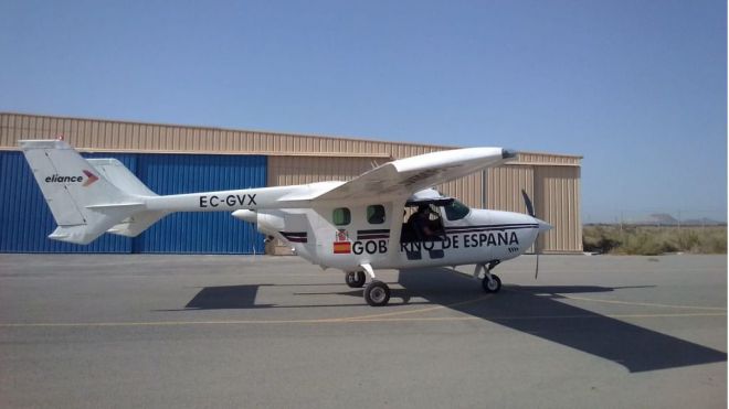 Se incorpora un avión de monitorización y seguimiento de la actividad sísmica
