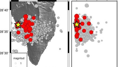 La Red Sísmica Canaria ha registrado a las 21:32 un terremoto de 3.8