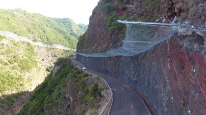 El Cabildo reabre la carretera de Gallegos tras concluir las obras de seguridad de la vía