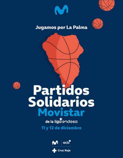 Movistar promueve la jornada más solidaria de la Liga Endesa y cada punto se convertirá en ayuda para La Palma