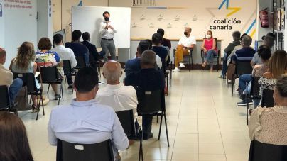 Alcaldes y portavoces de CC en Tenerife apuestan por utilizar fondos europeos para resolver el colapso de Los Cristianos frente a Fonsalía