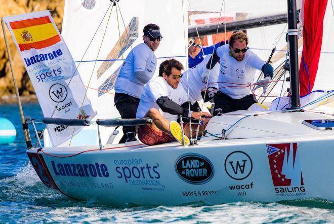 Buen papel de “Lanzarote - Wacaf Air” en la Liga Europea de Vela