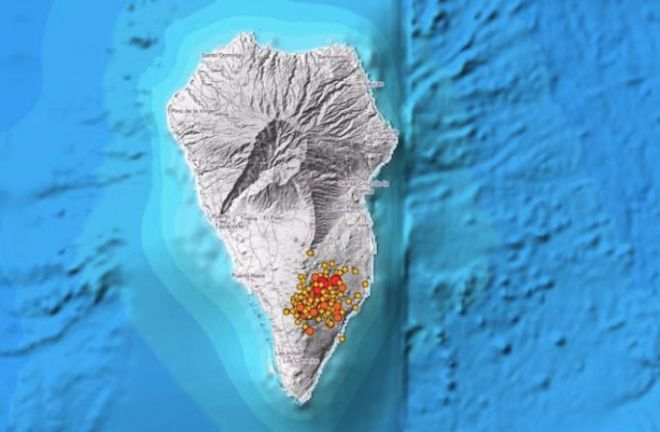 Localizan más de 40 terremotos durante la última noche en La Palma