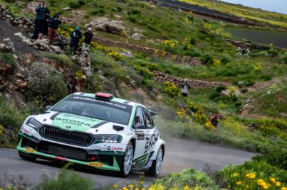 Victoria de Alexey Lukyanuk y Yury Kulikov en su estreno con el Fabia RS Rally2