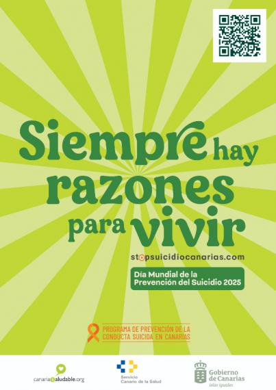 Sanidad aboga por las razones para vivir frente a la ideación suicida